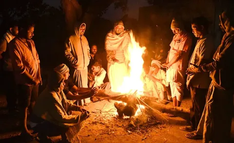 Night temperatures dropped by an average of 2 to 5 degrees