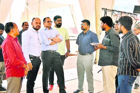 సీఎం పర్యటన ఏర్పాట్ల పరిశీలన