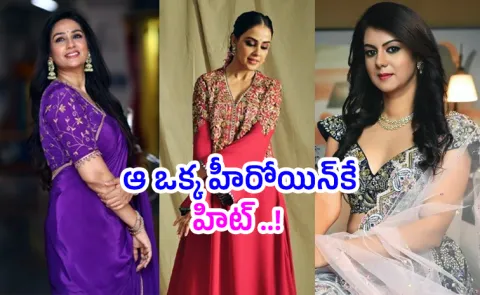 Tollywood Actresses Success Rate In Re Entry in Industry