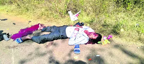 రోడ్డు ప్రమాదంలో ఒకరి మృతి 