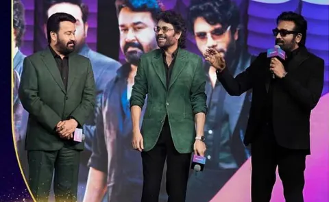 Nagarjuna felicitates Mohanlal, Vijay Sethupathi says he is a big fan