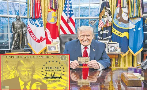 Usa President Donald Trump launched gold card visa