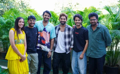 Court Movie Team Meet with icon Star allu arjun