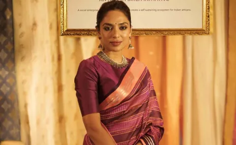 Sobhita Dhulipala as Brand Ambassador for Aditya Birla Aadyam Handwoven