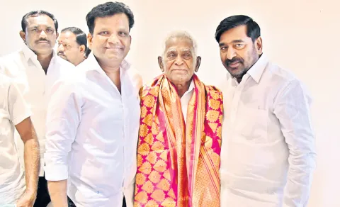 Jagadish Reddy Father Ramachandra Reddy Won Sarpanch Election