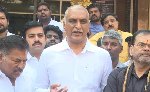 BRS Harish Rao Satirical Comments On Revanth Reddy