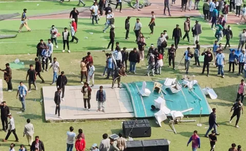 Lionel Messi Leaves Stadium Early, Fans Agitated5