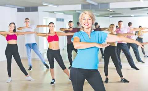 Line dancing is becoming more and more popular