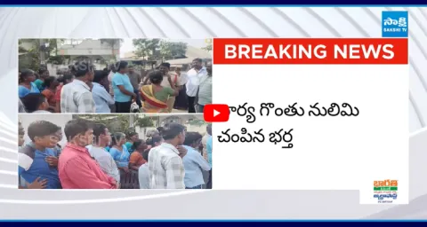 Husband Assaulted Wife In Santamaguluru Bapatla District  1