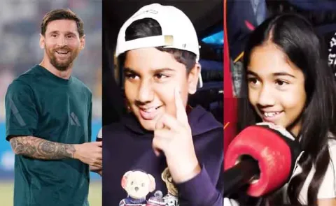 Allu Ayaan, Arha Funny Answers about Messi Match in Hyderabad