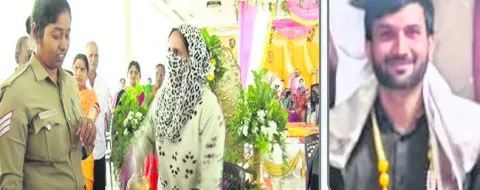 పెళ్లి వేడుకలో ప్రియురాలి రచ్చ 