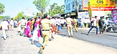 ధర్మారంలో ఉద్రిక్తత
