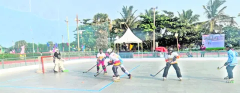 ముగిసిన రోలర్‌ స్కేటింగ్‌ హాకీ సమరం 