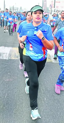 ఉత్సాహంగా పరుగు