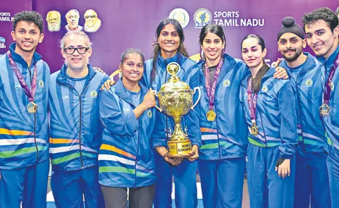 Indian squash team won the World Cup title for the first time6