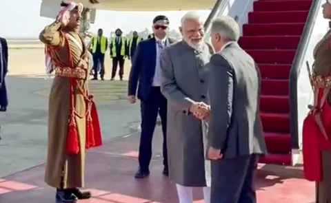 PM Narendra Modi In Jordan Tour After 7 Years
