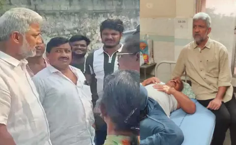 TDP Goons Attack Two Men for Met Vallabhaneni Vamsi