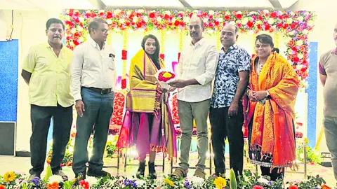 నాగజ్యోతి, సాహితీలకు సత్కారం 