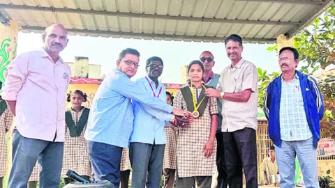 జాతీయస్థాయి పోటీలకు కంచరాం  విద్యార్థి