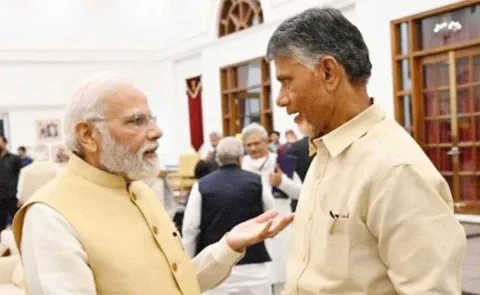 If PM Modi Satirical Praise AP CM Chandrababu