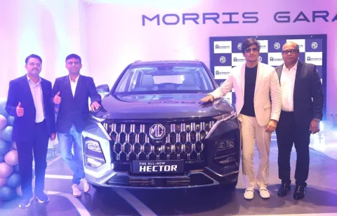 New MG Hector Launched at Automotive MG Showroom in Bowenpally 