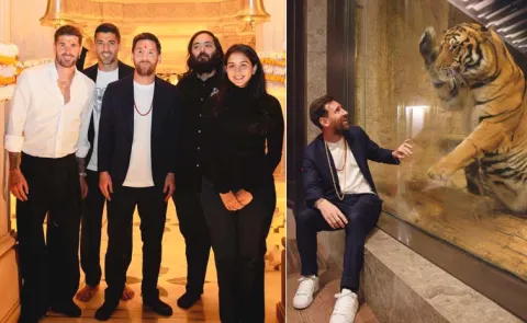 Lionel Messi Visit To Vantara4