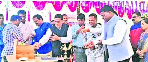 ధాన్యం మండీ ప్రారంభం 