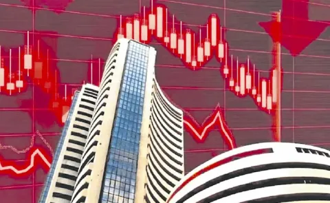 Stock Market: Sensex and Nifty fall sharply as broader markets weaken and rupee at fresh low