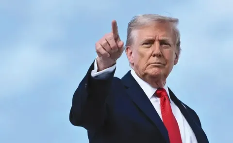 US President Donald Trump sues BBC for defamation