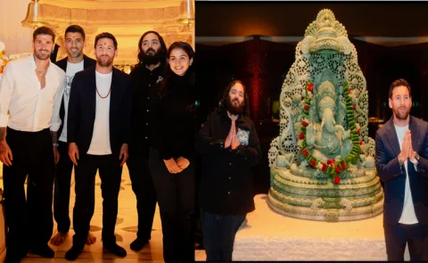 Lionel Messi Vantara Visit Anant Ambani Gifts luxury Richard Mille Watch