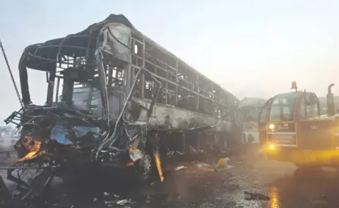 Fog-related road accidents in Uttar Pradesh