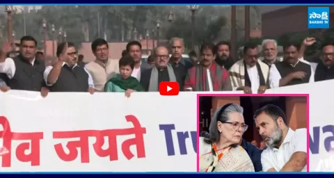 Congress MPs Protest Against BJP In Delhi  1