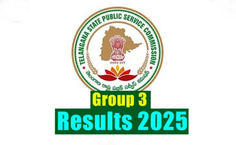 Group 3 Results released in telangana