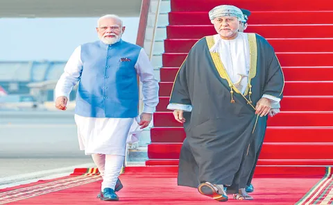 PM Narendra Modi meets Oman Deputy Prime Minister Sayyid Shihab bin Tarik Al Said