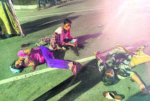 విధులకెళ్లి.. విగత జీవివయ్యావా తల్లీ! 