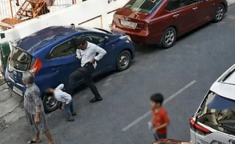 Bengaluru horror a man kicks 5year-old in unprovoked action