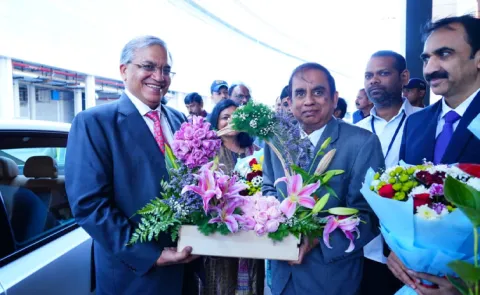 CEC Gyanesh Kumar arrived in Hyderabad