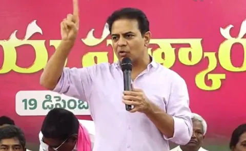 BRS Working President KTR Slams Congress Govt