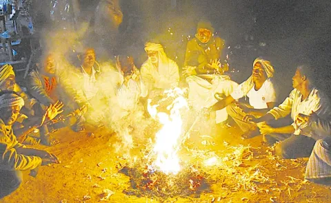 Telangana Due To Drop In Temperatures Due To Cold Wave