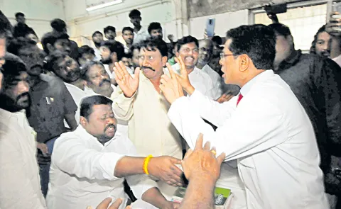 Dispute over jobs has erupted between the minister and MLAs in Kurnool