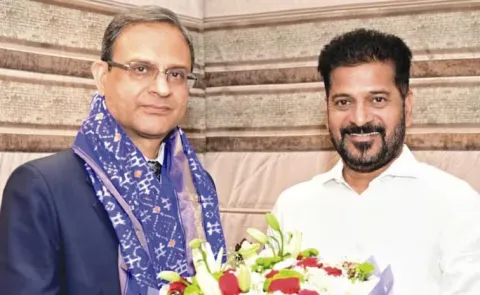 RBI Governor Sanjay Malhotra met with Telangana Chief Minister Revanth Reddy: Telangana