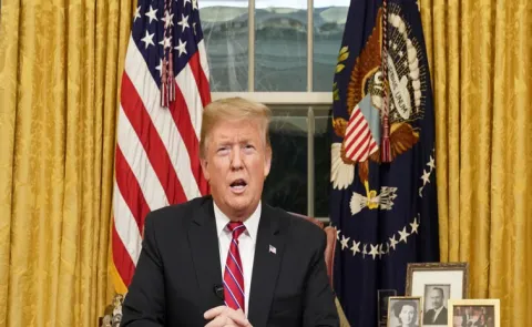 Usa President Donald Trump address to the nation14