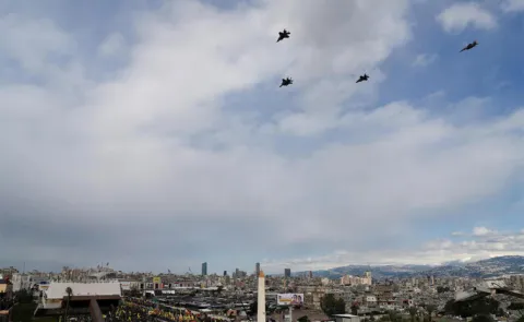 Reports of heavy air force traffic over Beirut appear linked to ongoing Israeli military operations in Lebanon