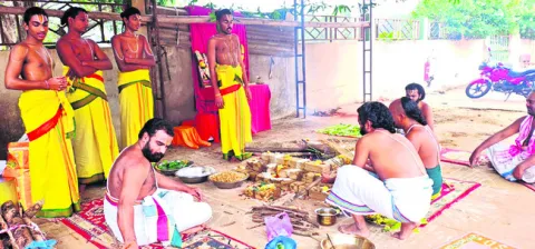 గోసంరక్షణ శాలలో మహా శాంతి హోమం 