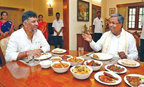 Siddaramaiah Shivakumar breakfast meet round 2
