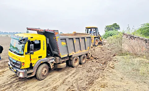 Janasena Leaders illegal excavations in Eluru Agency of Andhra Pradesh