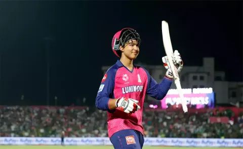 Vaibhav Suryavanshi Scored Maiden Century In SMAT1