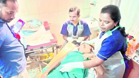 గోడకూలి విద్యార్థికి గాయాలు