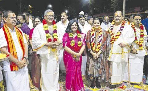 CEC Gyanesh Kumar Visits Srisailam Darshan of Mallikarjuna Swamy