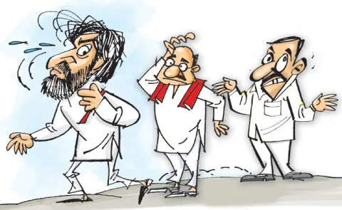 Janasena supporters are going around to TDP leaders for work